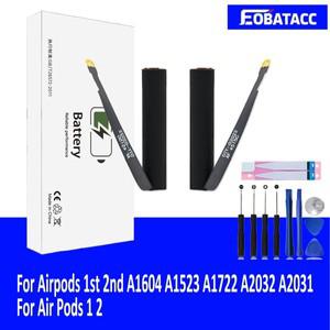 에어팟 배터리 교체 이어폰 1 세대 및 2 A1722 A1523 A2031 25mAh A1602 A1938