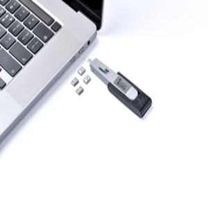 스마트키퍼 USB-C 포트락 4P + 락키 세트 포트 보안 차단 잠금 장치 시스템 물리보안 CL04PK