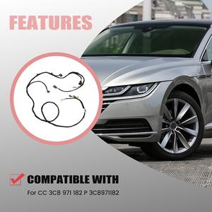 차량용AC어댑터 자동차 후면 리드 케이블 세트 VW CC 2012-2017 3C8