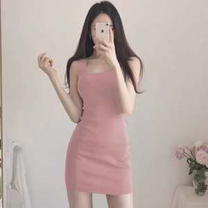 (총알배송) 슬립 민소매 나시 비치웨어 니트 여름 원피스 여자 슬림핏 미니 스커트