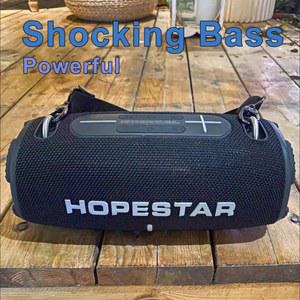 파티 박스 스피커 Hopestar 휴대용 블루투스 초강력 베이스 오디오 라디오 U 디스크 TF 카드 AUX 옥스 무선 HIFI 스테레오 사운드 바 20W