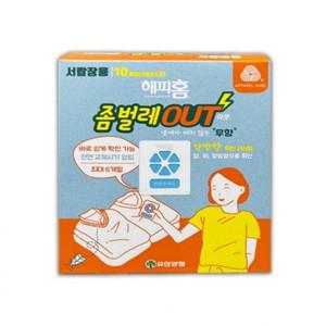 좀벌레아웃 해피홈 좀약 옷장용 서랍장용 무향 방충제 택1 서랍장방충제 좀벌레약 서랍장약