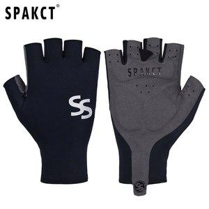 SPAKCT 남자 여자 사이클링 장갑 핑거리스 여름 MTB 자전거 자전거 장갑 오토바이 액세서리