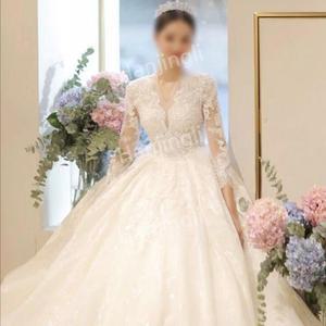 웨딩 드레스 리마인드 비즈 이브닝 레이스 피로연 여성 파티 우아한