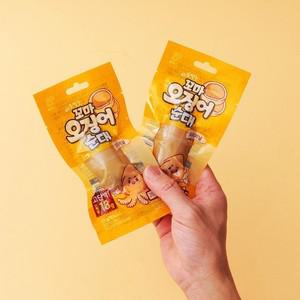 오징어 (실온보관 단백질23%) 꼬마 오징어순대 50g 오리지널 10팩
