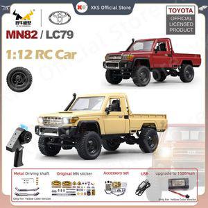 RC카 Mn82 Rc 차량용 112 풀 스케일 24G 4WD 280 모터 오프 픽업 트럭 성인