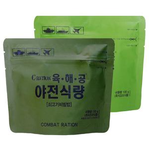 전투식량 육해공 야전식량 즉석비빔밥/라면밥 (6종)