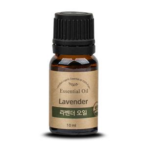 퓨어스 유기농 라벤더 에센셜 오일 10ml / USD 아로마 베이스 페이스 릴렉싱 오일
