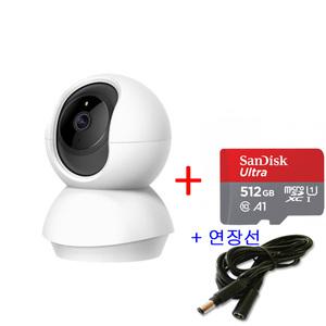 티피링크 Tapo TC70 CCTV 카메라 + micro SD 카드 512GB + 전원연장선5M
