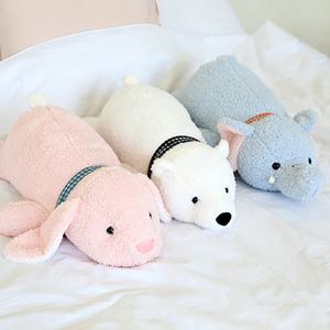 소소타운 뽀글뽀글 마이버디 동물 쿠션 애착인형 바디필로우 55cm