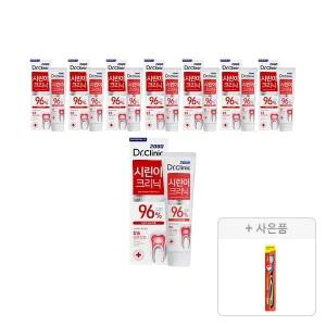 2080 닥터크리닉 시린이 치약, 140g, 8개 + 증정(토탈케어 칫솔, 일반모, 1개)