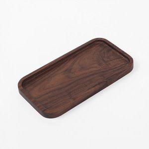 [제이큐]내추럴 사각 플레이팅 쟁반 우드트레이24.5x13cm