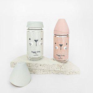 [스와비넥스]휘게 안심 노꼭지 유리젖병 240ml 2종세트
