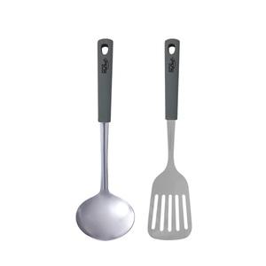 [찜5% 추가혜택] 도루코 컴포트 조리도구 2종 (국자+뒤지개) 스테인레스
