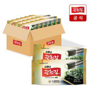 [광천김] 소문난 재래 식탁김(소) 15g x 30봉 1박스