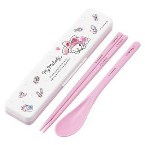 [기타]마이멜로디 BMFONLOW 코스메틱 숟가락젓가락 콤비세트 18cm