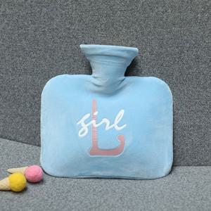 레터링 보온 물주머니 온수 찜질팩 800ml 블루