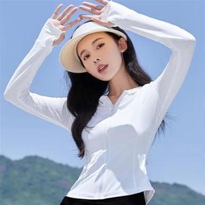 여성 트레이닝 후드 집업 1P 슬림핏 얇은 운동 자켓