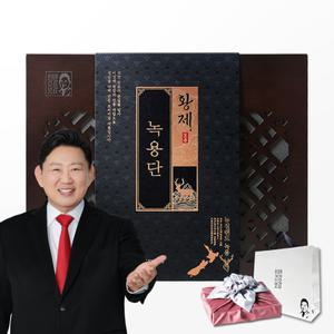 [이경제]황제 녹용단 1박스 (3.75g30환)+보자기+쇼핑백 녹용환 고급선물