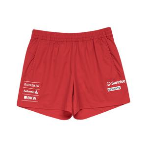 데상트 SWISS SKI 인스파이어드 경량 쇼츠 SP223EHP59RED