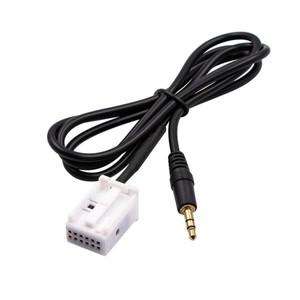 고음질차량용 Aux 케이블 3.5MM MP3  어댑터 푸조 307 308 408 407 507 세가 트라이엄프 시트로엥 C5 C2 RD