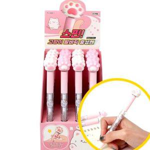 선물용 펜 단체선물 고양이 발바닥 귀여운 볼펜 20개 팬시 냥젤리 그립감이 스터디카페 스마트 랜덤미니볼