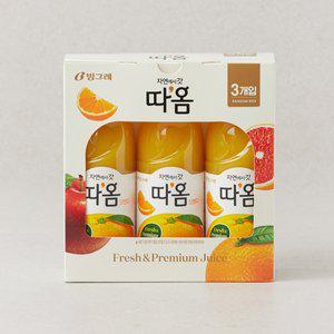 [빙그레] 자연에서 갓 따옴 주스 (235ml*3개, 맛 랜덤배송)