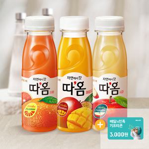빙그레 자연에서 갓 따옴 주스 자몽/사과/애플망고 235ml 20개