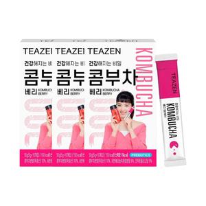 티젠 콤부차 베리, 10스틱입, 3개