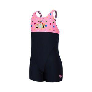 [아레나] 해피데이 여아동 3부 반신 레이서백 수영복 A4SG1GL02BLK 6185196