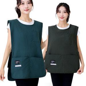 주방 H라인 하프 조끼형 버클 작업용 업소 방수 앞치마 i76