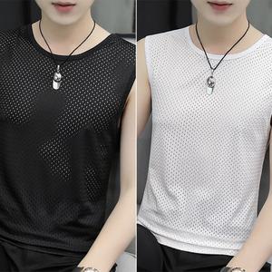 1+1 남자 에어매쉬 아이스 민소매티 쿨나시 이너웨어