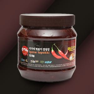 부산 이가네 떡볶이 양념장 블랙라벨 1.5kg 비빔양념 매운맛