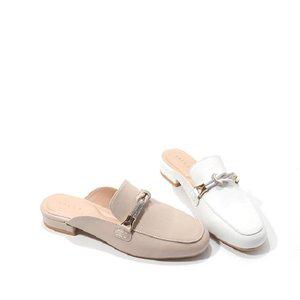 갤러리아 세라 여성 소가죽 뮬 블로퍼 슬리퍼 C23M401 컬러 2종 2CM
