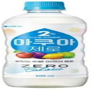 [롯데칠성음료] 롯데칠성 2%이프로 제로 아쿠아 500ml 24개