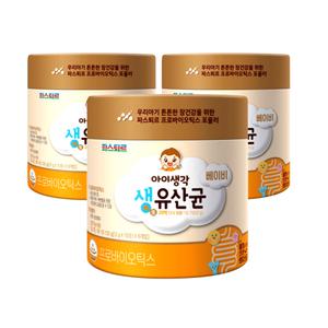 파스퇴르 아이생각 베이비 생유산균 60포 x 3개 / 20억 CFU 프로바이오틱스