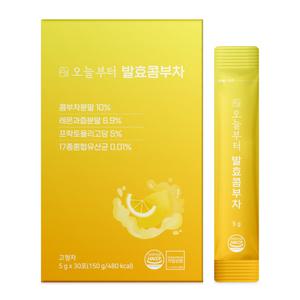 오늘부터 발효콤부차 (30포) 레몬 다이어트차 홍차 콤부차 꼼부차