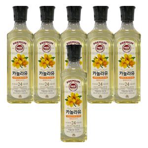 사조대림 해표 카놀라유 500ml 6개 / 식용유 오일 기름