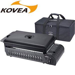 [기타]비젼코베아 3웨이 올인원 올블랙-L 캠핑용 가스 버너+수납가방 국산