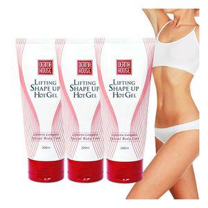 리프팅 쉐이프업 핫젤 200mlx3개+마사지 롤러/바디슬리밍 Dermahouse