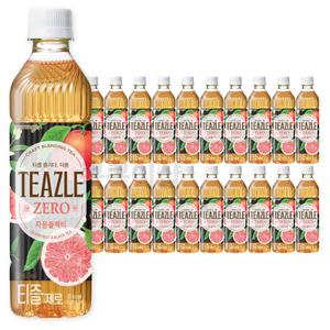 웅진 티즐 제로 자몽블랙티 500ml 20pet
