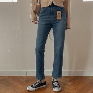 [시크릿라벨] 리사이클데님슬림일자핏팬츠