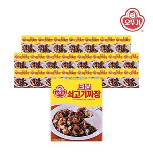 [오뚜기] 3분 쇠고기 짜장 200g x 24개(1박스)