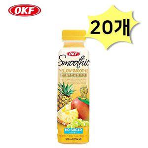 [신세계라이브쇼핑]오케이에프 옐로우스무디 노슈가에이드 350ml x 20개