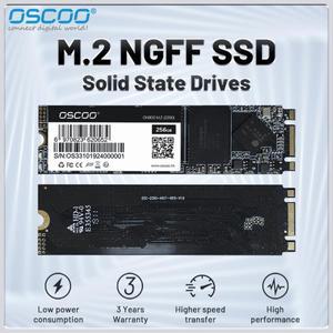 OSCOO SSD M2 Sata NGFF 솔리드 스테이트 드라이브 노트북 2280 하드 디스크 1TB 512GB 256GB
