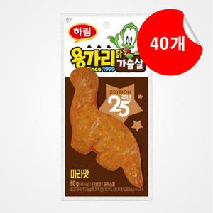 [하림] 용가리 닭가슴살 마라맛, 80g, 40개