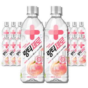 링티제로 복숭아맛 500ml 24병 비타민음료