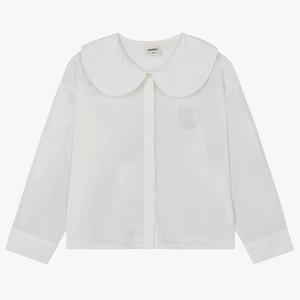 유솔 sh06 빅 카라 크롭 셔츠  ULYC23852