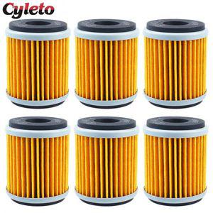 Cyleto 오토바이 오일 필터 Yamaha MT125 YZF R125 R15 VP125 YP125 Xmax XG250 XT250 YBR250 CZD300 T110