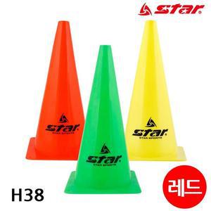 [JHQRMT4M_4B]훈련용 축구마커 38cm H38 (레드) (1개입)